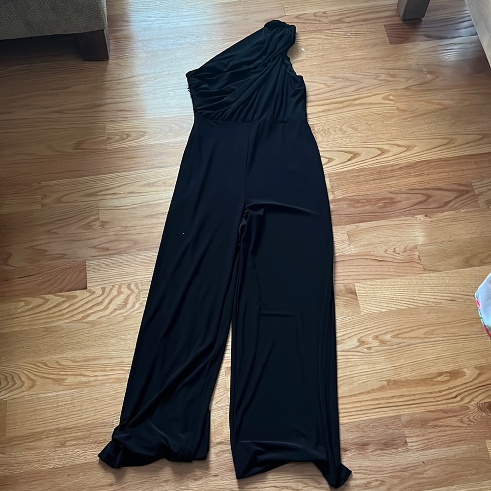 Black Romper one shoulder